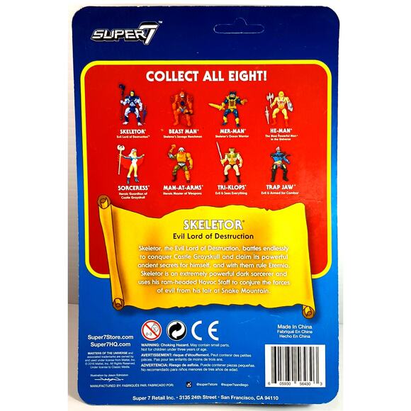 Super7 Masters of the Universe SKELETOR Wave 1, New, See Pics/Descr! - Picture 3 of 3